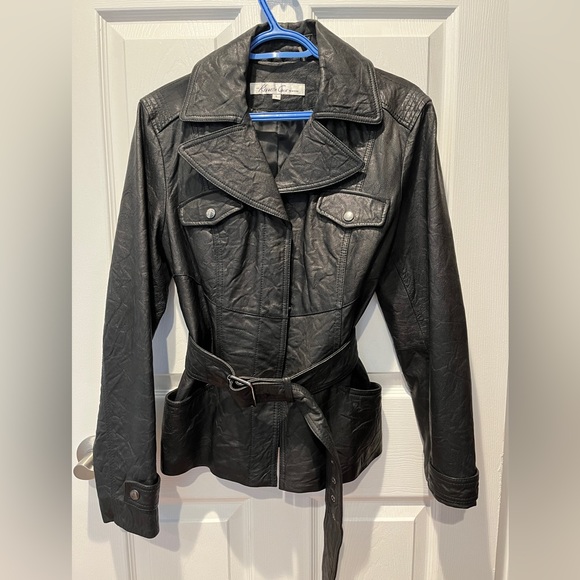 Kenneth Cole Leather Jacket - Picture 1 of 3